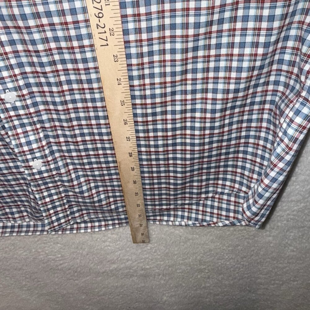 L.L. Bean Button Down Shirt Mens XL Tall XLT Plaid Traditional Fit 500806 - Picture 7 of 8